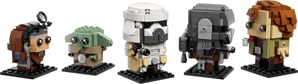 LEGO 40856 Mandalorian & Grogu BrickHeadz