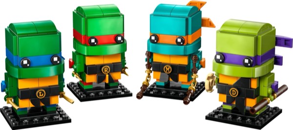 LEGO 40878 TMNT BrickHeadz Figures