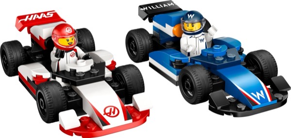 LEGO 60464 F1 Williams & Haas Race Cars