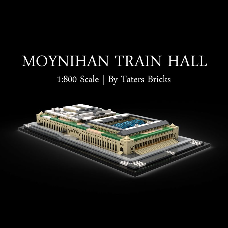 LetBricks MOC-231668 Moynihan Train Hall 1:800