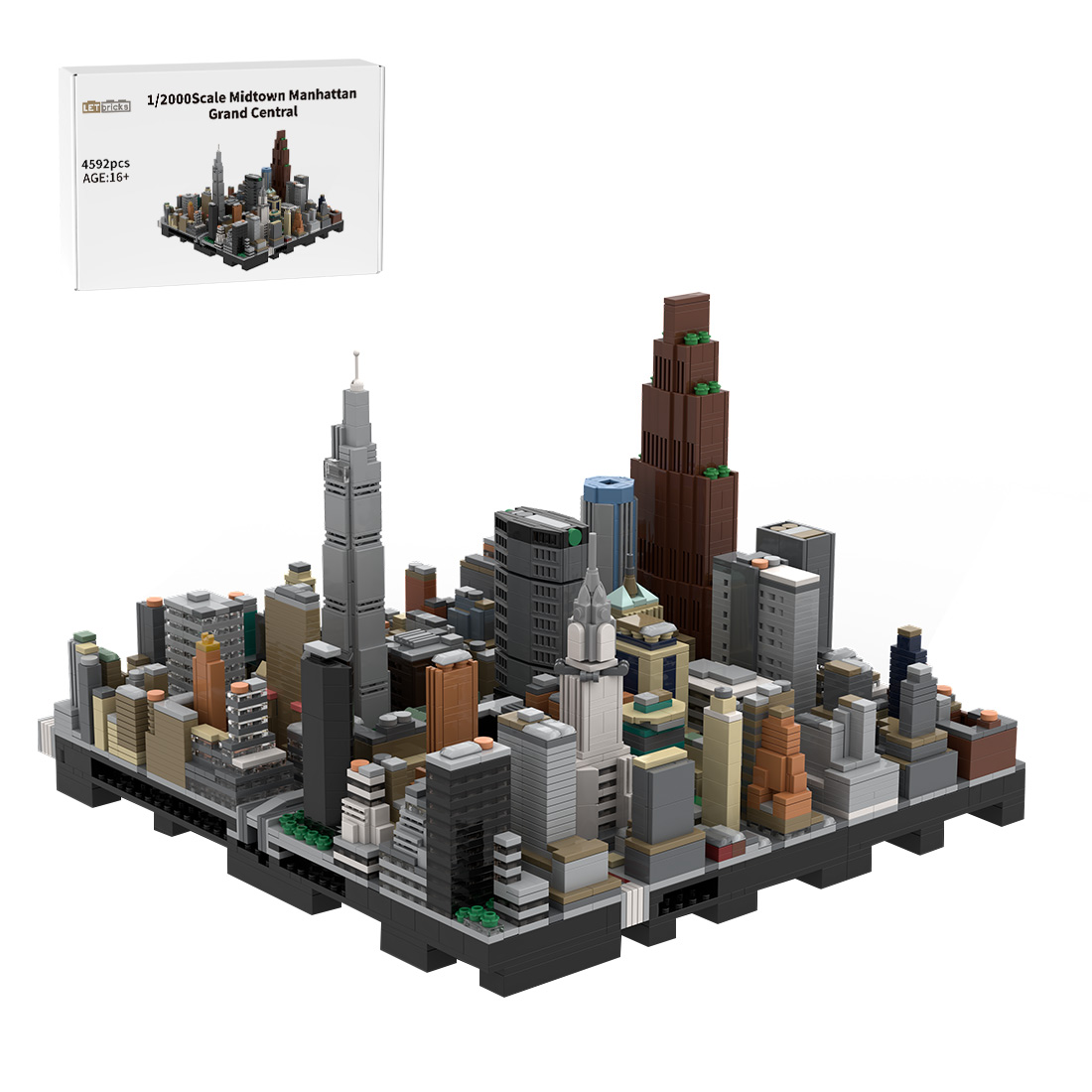 LetBricks MOC-239334 Grand Central Station Area