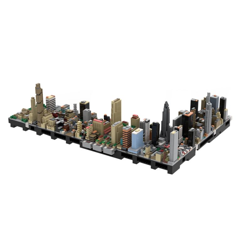 LetBricks MOC-243095 Midtown Central 1:2000