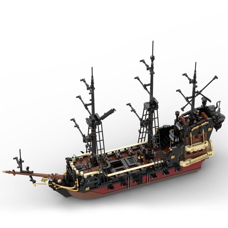 Queen Anne's Revenge  -  mast and rigging detail