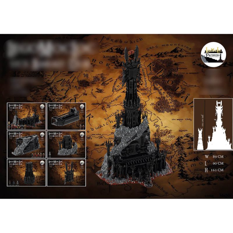 Medieval Dark Fortress detail view