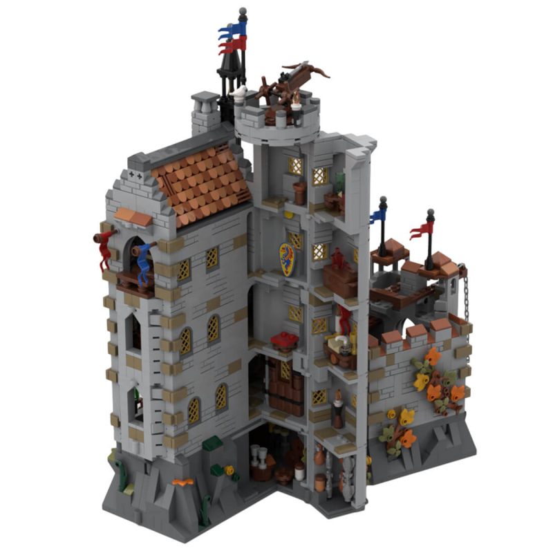 Dragon Slayer City  -  complete model side view
