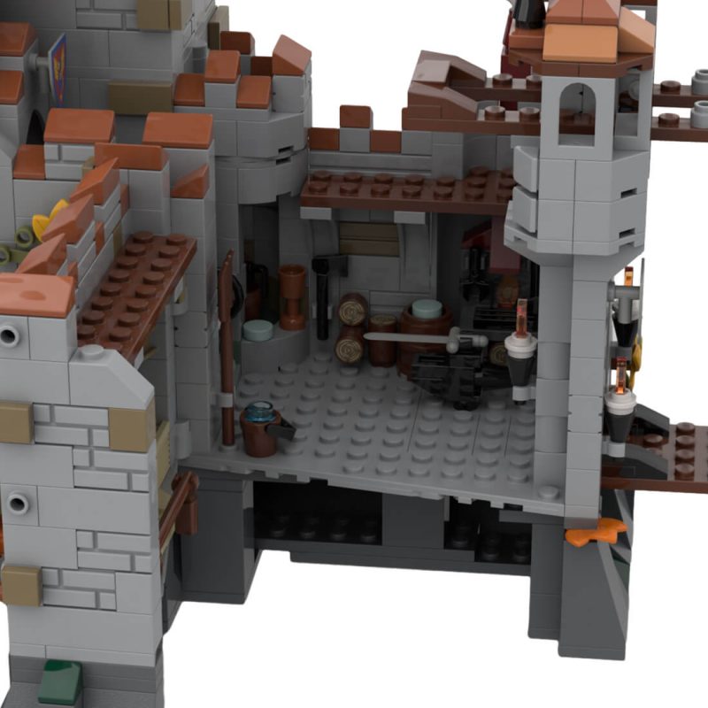 Dragon Slayer City  -  tower and battlements