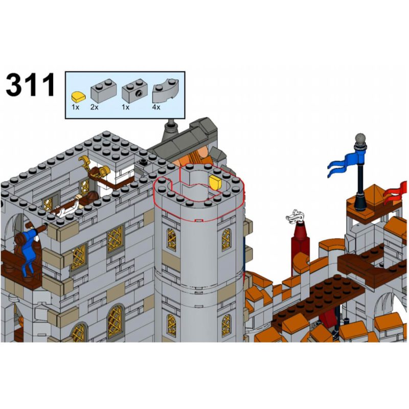 Dragon Slayer City  -  rocky base detail