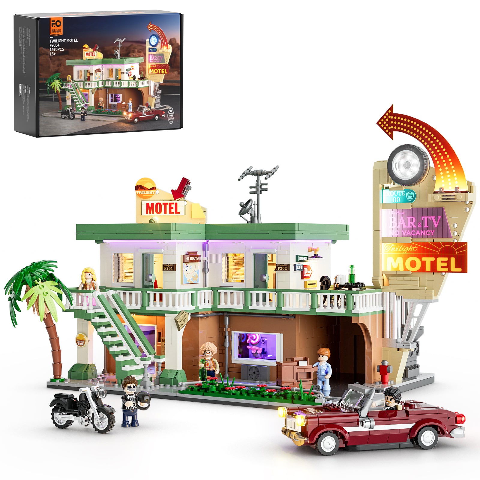 Lumibricks F9054 Twilight Motel