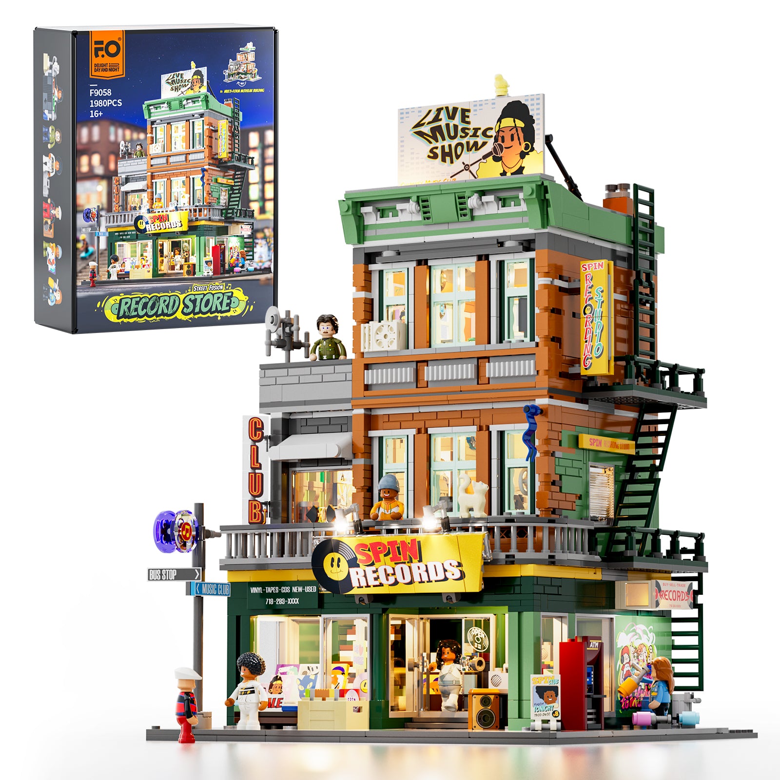 Lumibricks F9058 Record Store