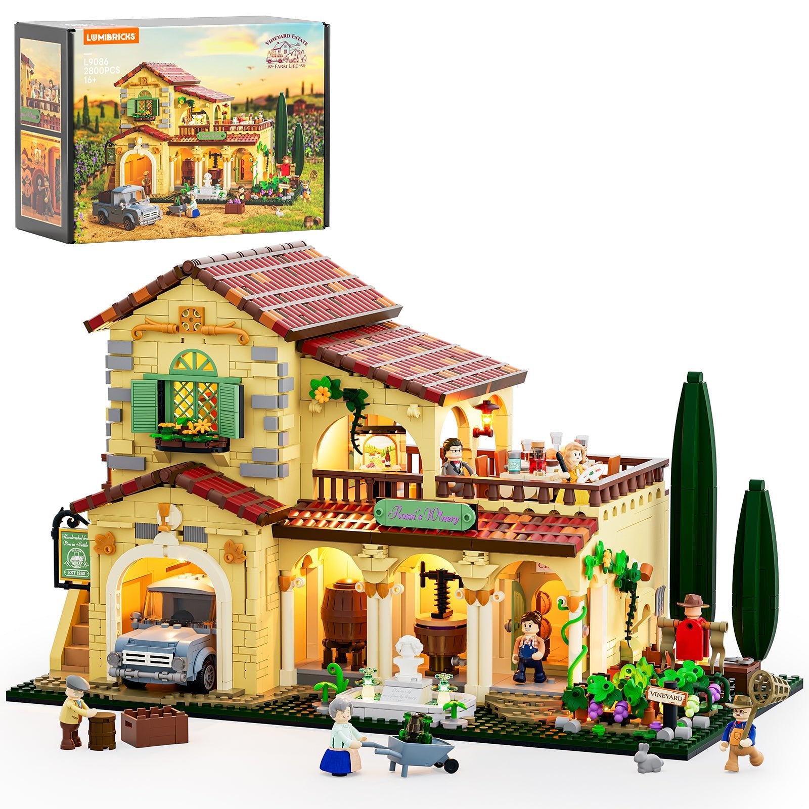 Lumibricks L9086 Vineyard Estate