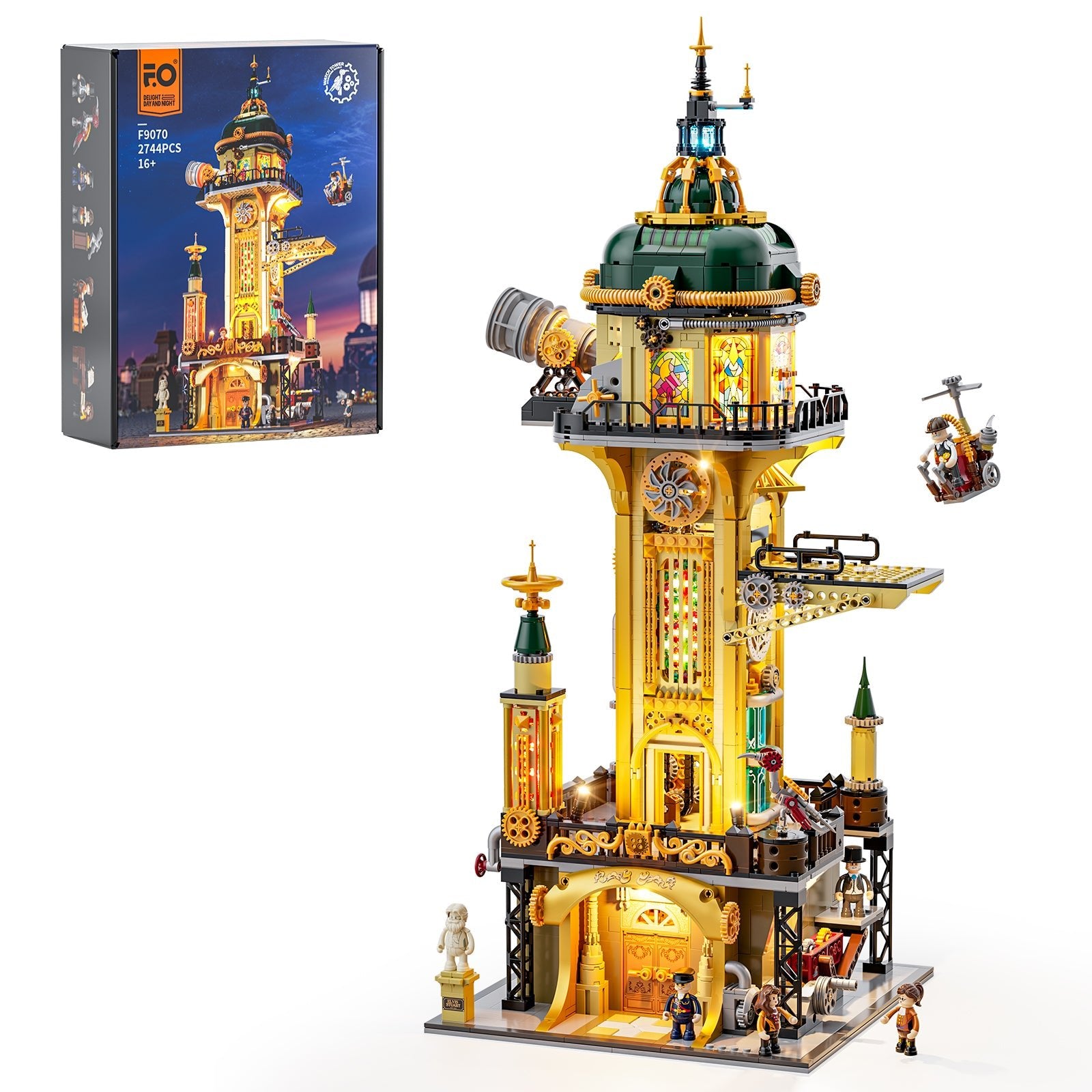 Lumibricks F9070 Steampunk Watch Tower