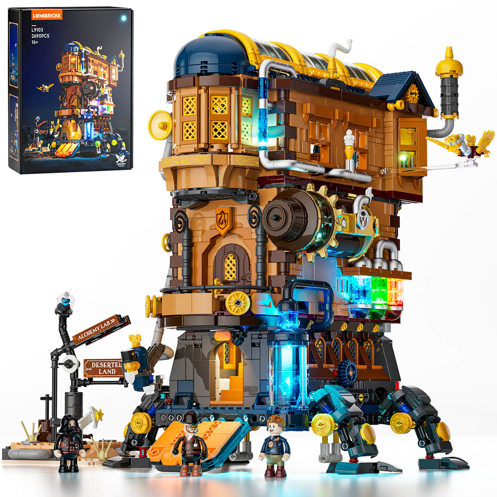 Lumibricks L9103 Alchemist's Moving Castle
