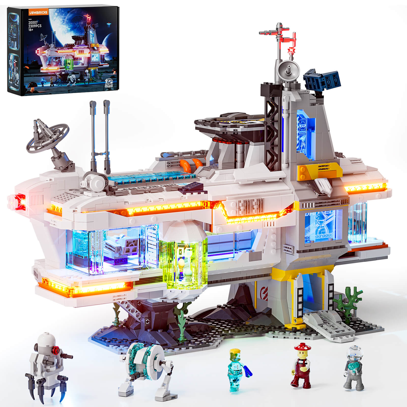 Lumibricks 20007 Alien Frontier Bounty Hub