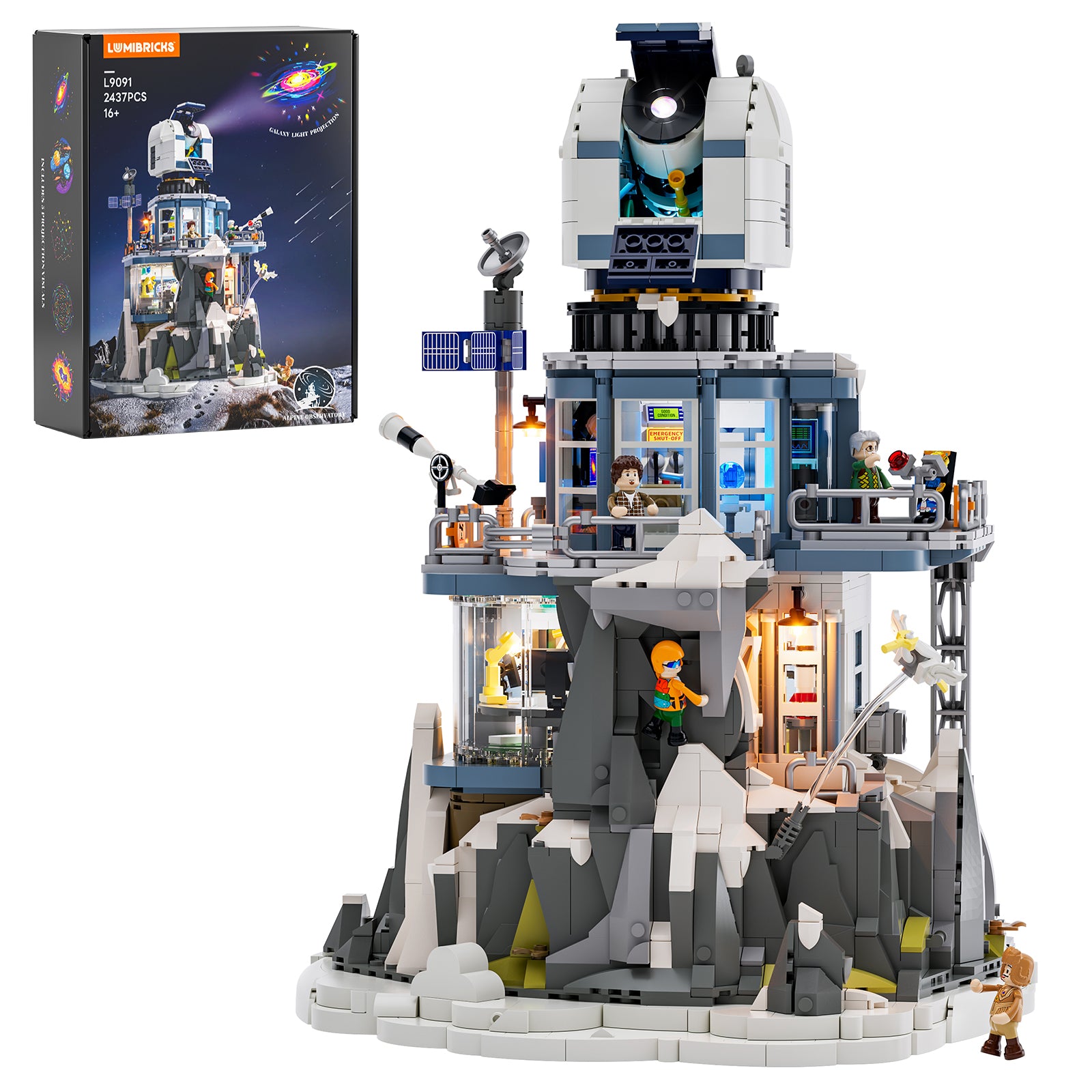 Lumibricks L9091 Alpine Observatory