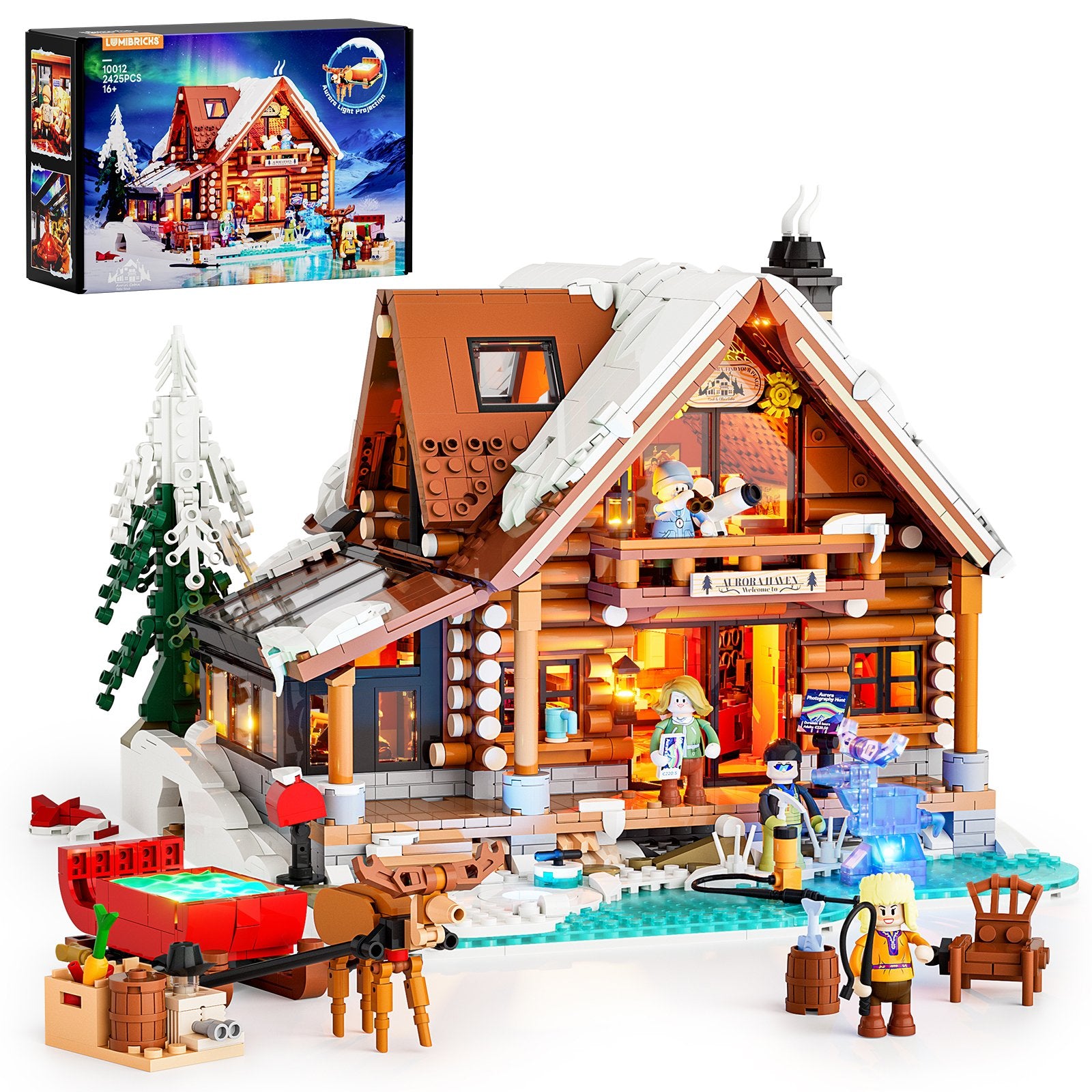 Lumibricks L9090 Aurora Cabin