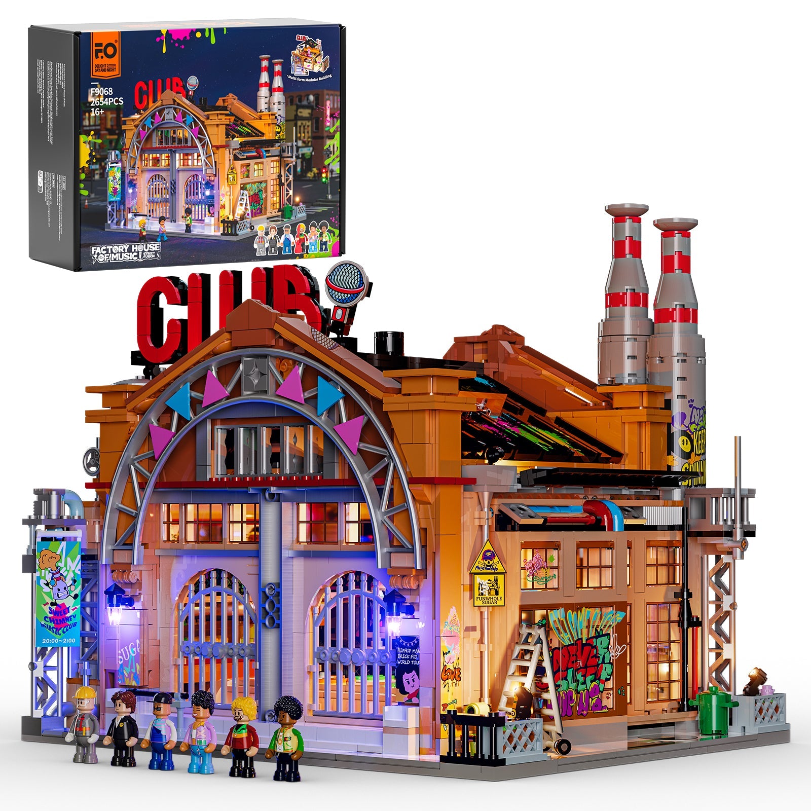 Lumibricks F9068 Factory House of Music
