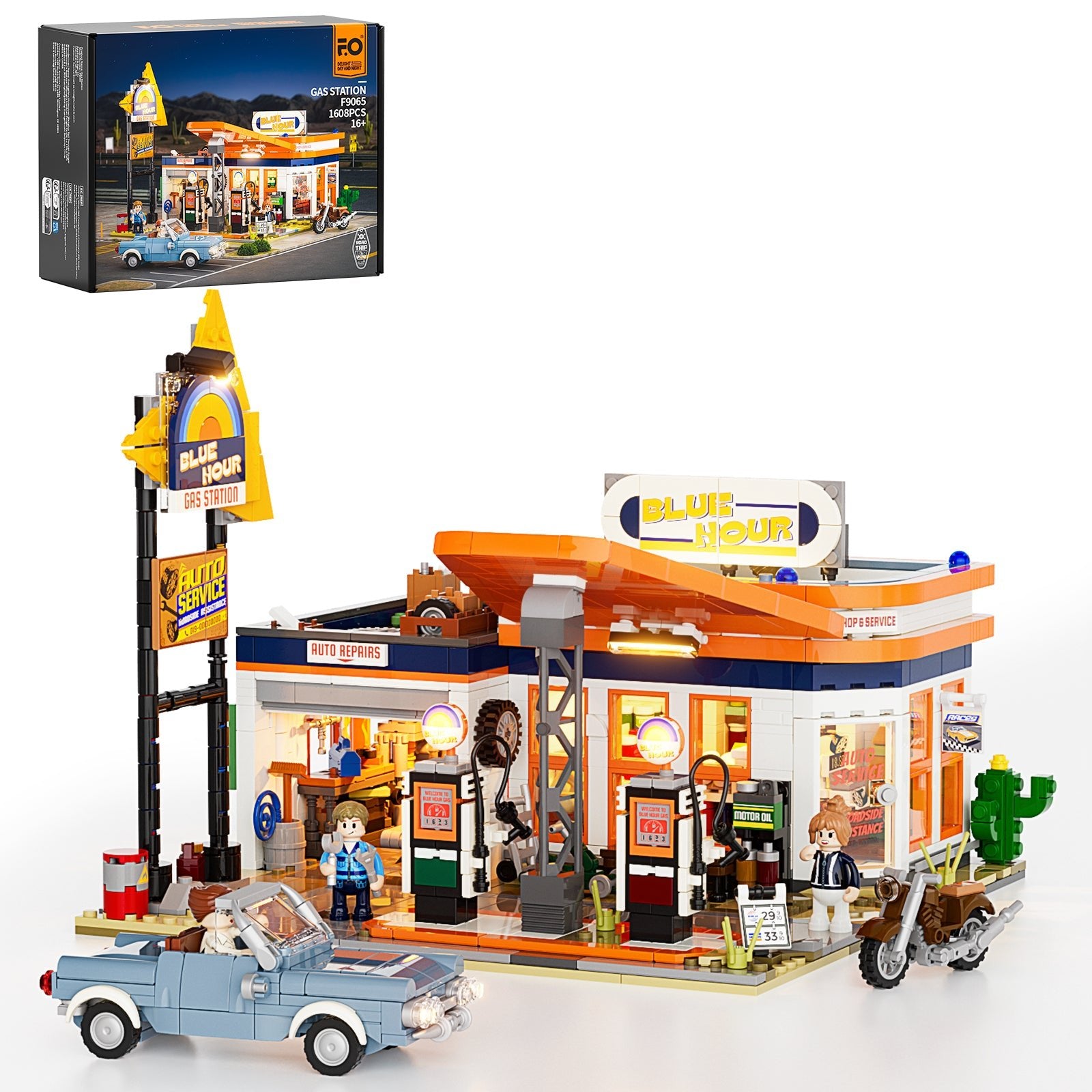 Gas Station F9065  -  full model overview