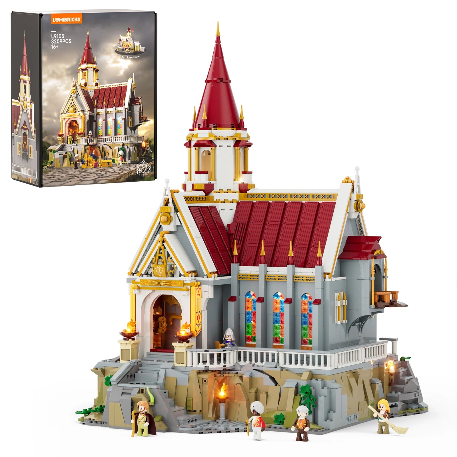 Lumibricks L9105 King's Castle Treasury