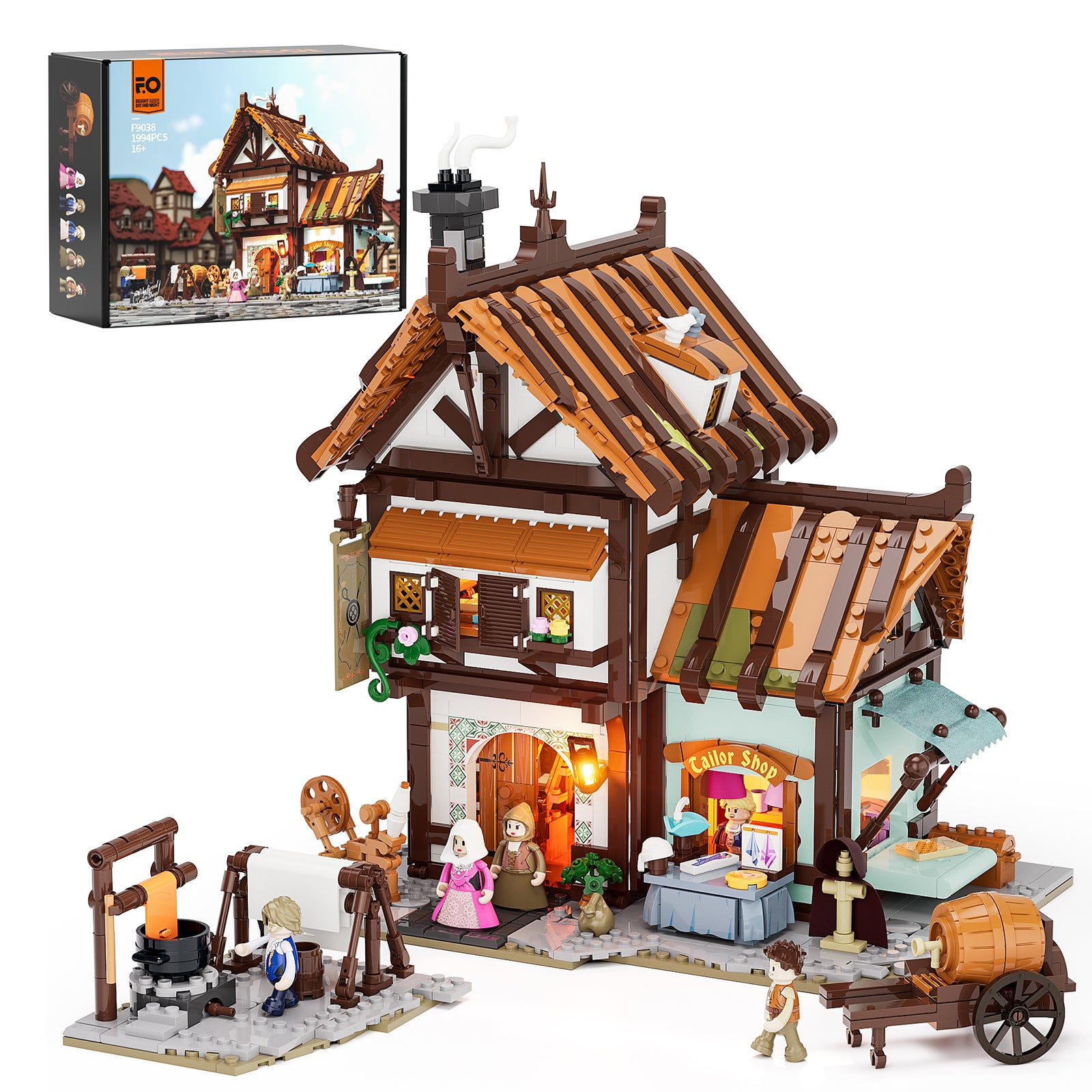 Lumibricks F9038 Medieval Tailor Shop