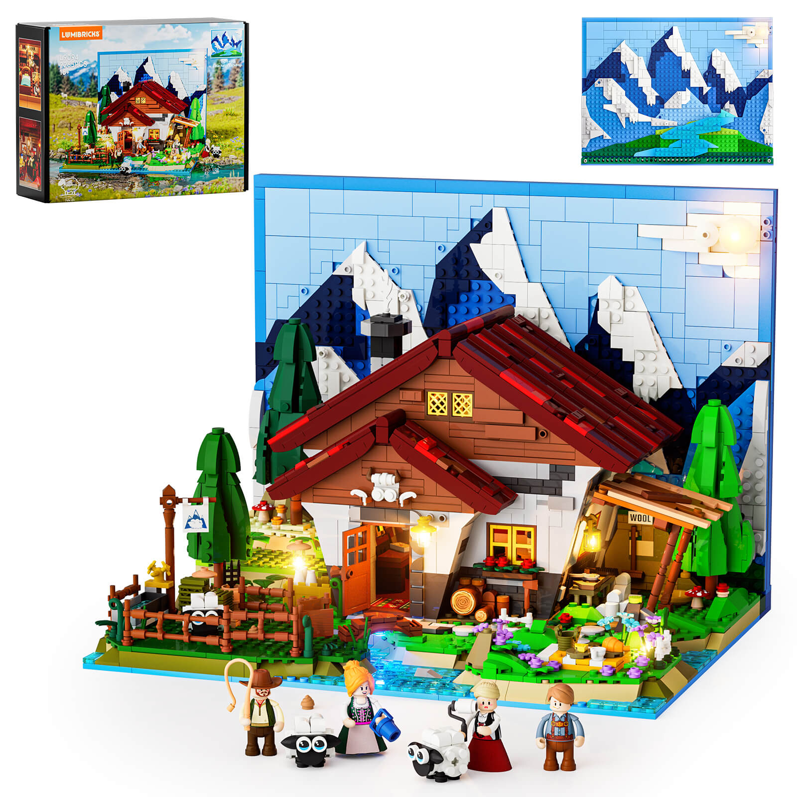 Lumibricks L9094 Shepherd's Cottage