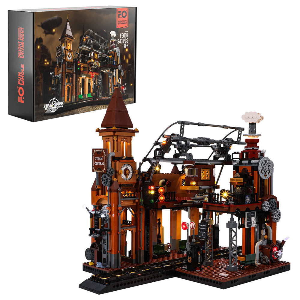Lumibricks F9007 Steampunk Train Station