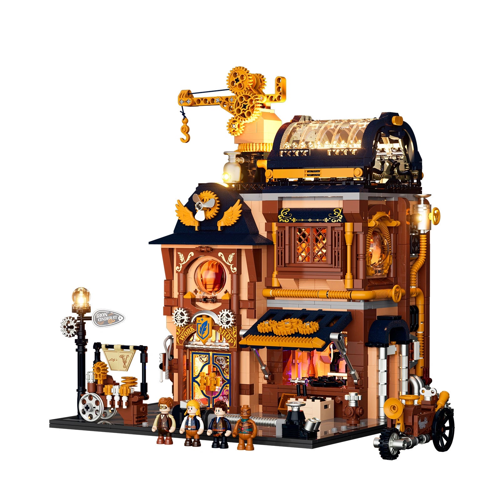 Lumibricks 11015 Steampunk Mechanical Workshop